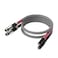 Moonsaudio Balanced Audiophile Audio 2RCA Male to Dual XLR Female Connections Cables, HiFi Interconnect Cable for Home Theater, HDTV, Amplifiers,Hi-Fi System (1M/3.3FT, RCA to XLR Female)