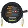 12 Foot - Gotham GAC-4/1 (Black) Star-Quad Center-Channel Subwoofer Cable with Amphenol ACPR-SWH Die-Cast, Gold Plated RCA Connectors &acirc;&euro;&ldquo; Directional