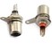 priaolker RCA Female Jack Phono Chassis Panel Mount Socket Audio Video Female Cable Connector Adapter Red + Black (30PCS)