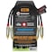 1 Foot RCA Cable Pair - Gotham GAC-4/1 (Black) Star-Quad Audio Interconnect Cable with Amphenol ACPR Die-Cast, Gold Plated RCA Connectors - Directional