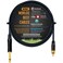 WORLDS BEST CABLES 2 Foot &acirc;&euro;&ldquo; TS to RCA Cable &acirc;&euro;&ldquo; Gotham GAC-4/1 (Black) Star-Quad Audio Interconnect Cable &amp; Neutrik NP2X-B &amp; Amphenol ACPL-CBK Gold Plugs - Custom Made