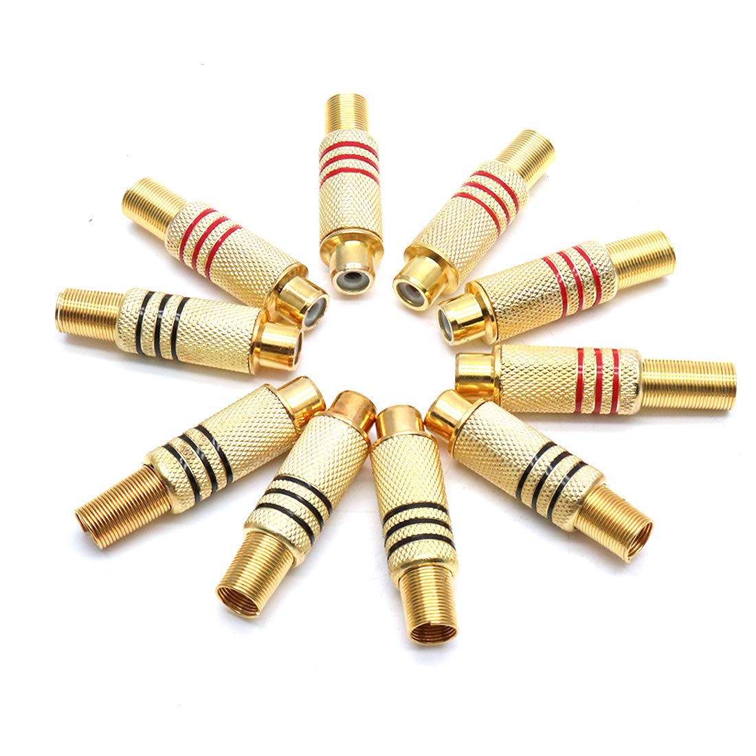 luomorgo Luomorgo Rca Female Plug Screw Adapter rca