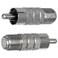 CESS F Type to RCA Plug Adapter Connector (2 Pack)