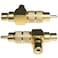 CESS RCA Right Angle Splitter Adapter, 2 Pack, T Shape, 1 Male RCA Plug to Dual Female Jack, Gold-Plated