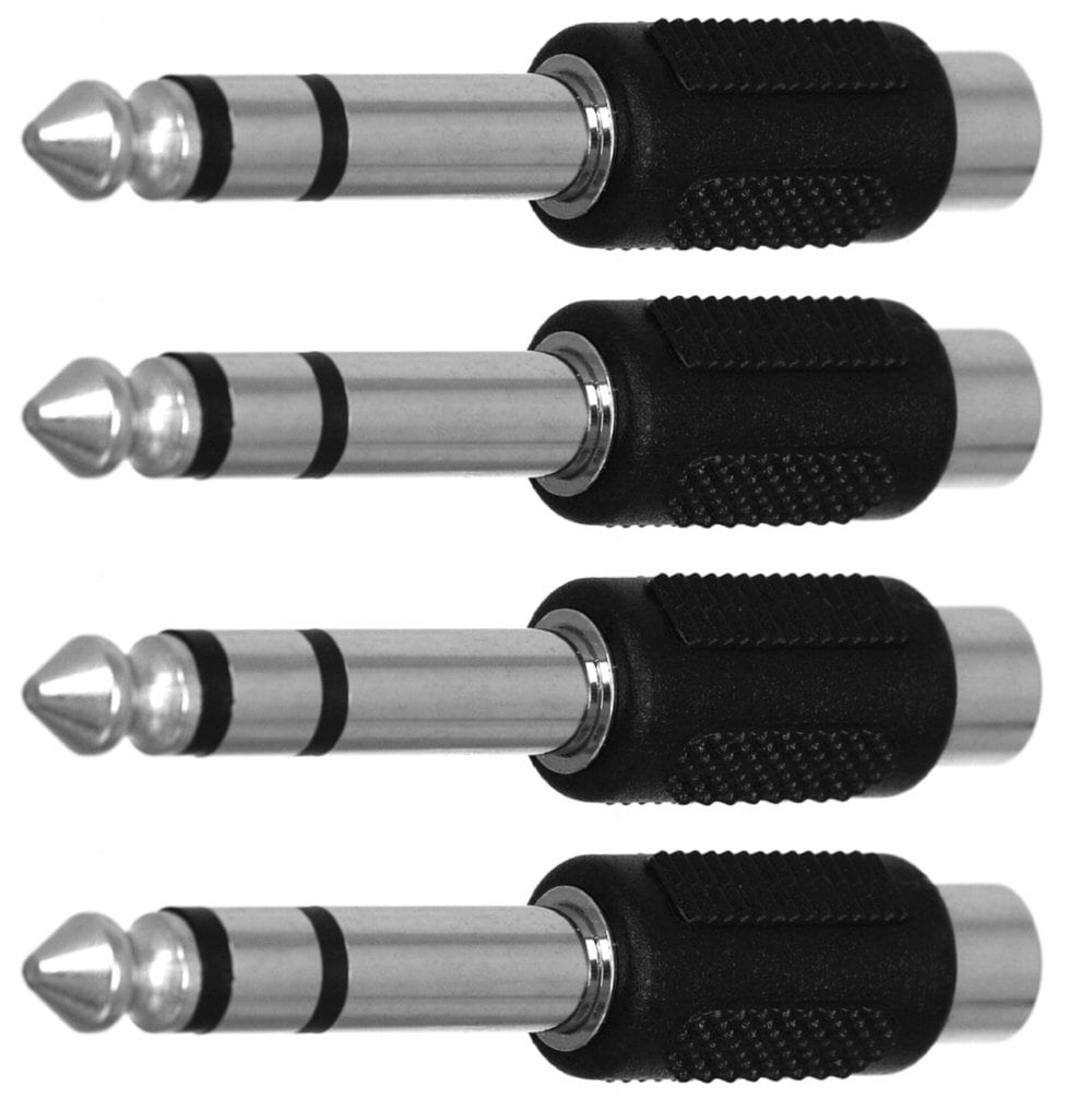 سيس Cess 6 1 Stereo Trs Male Plug To Rca Female Jack Adapter 6.35 MM
