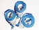 The Electronics PowerHouse TEP Installer 3 Pack RCA Audio Cable Cables 15 Feet Right Angle with Amplifier Remote Wire