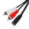 Conext Link 40cm 3.5mm 1/8" Stereo Female Plug to 2 RCA Male Jack Aux Audio Y RCA Cable Adapter Interconnect for Audio Stereo Speaker &iuml;&frac14;&circ;13050&iuml;&frac14;&permil;