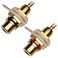 Cess RCA Socket Chassis Panel Mount, 10 Pack, Gold Plated, 29 x 23 x 15mm