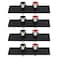 eMagTech 4PCS RCA Connector 2 Way RCA Terminal Wall Panel Plate Input Phono Chassis Socket AV Audio Connector Home Audio Accessories