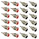 bnafes RCA Female Socket Connector, Chassis Panel Mount Adapter for Amplifier Audio Terminal RCA Plug (24-Pack)