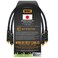 WORLDS BEST CABLES 0.5 Foot &acirc;&euro;&ldquo; High-Definition Audio Interconnect Cable Pair Custom Made Using Mogami 2964 Wire and Eminence Gold Locking RCA Connectors