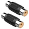 2-Pack RocketBus RCA Red Yellow White Female to Female Coupler Adapter for to Cable Wire Cord