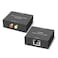 Hi-Fi Audio Balun, 1 Pair Stereo RCA to Stereo RCA Audio Extender Stereo Analog Audio Extender, Stereo RCA to Stereo RCA Audio Extender Over Cat5e/Cat 6/Cat7 Ethernet Cable