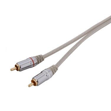 AmerTac - Zenith AC3006SB 24K Gold Premium Composite Stereo Audio Cable 6 Feet