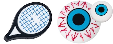 Gamma Sports String Things Vibration Dampeners(2-Pack) - Racquet/Blue Eye