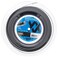 Volkl V-Pro   Tennis Racquet String   Durability &amp; Firm Feel   Smooth Co-Polymer String (Black, V20106_18G, Reel)