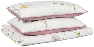 Safdie &amp; Co. 60113.3DQ.15 Serenade Collection Quilt 3PC Set Full/Double Queen, Multicolor