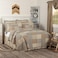 VHC Brands Sawyer Mill Charcoal Quilt Oversized King Size Patchwork Farmhouse 100% Cotton Reversible Bedding 120Wx105L