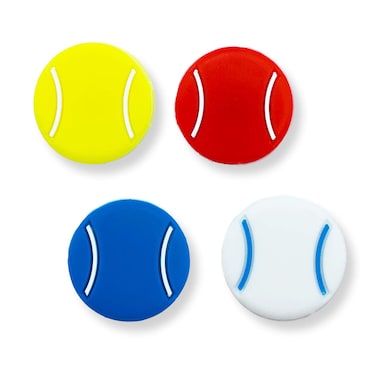 Tannius Tennis Racket Vibration Dampener, 3 Designs(4-6 Packs), Racket String Shock Absorber, Great Tennis Gift