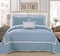 Chic Home Mesa 6 Piece Quilt Set, Twin, Blue