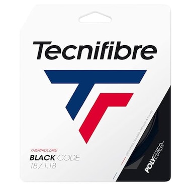 Tecnifibre Black Code Tennis String Set (18 gauge, 1.18)