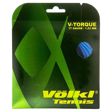 Volkl V-Torque   Tennis Racquet String   Spin &amp; Feel   Co-Polymer String (Dark Blue, 18, Set)