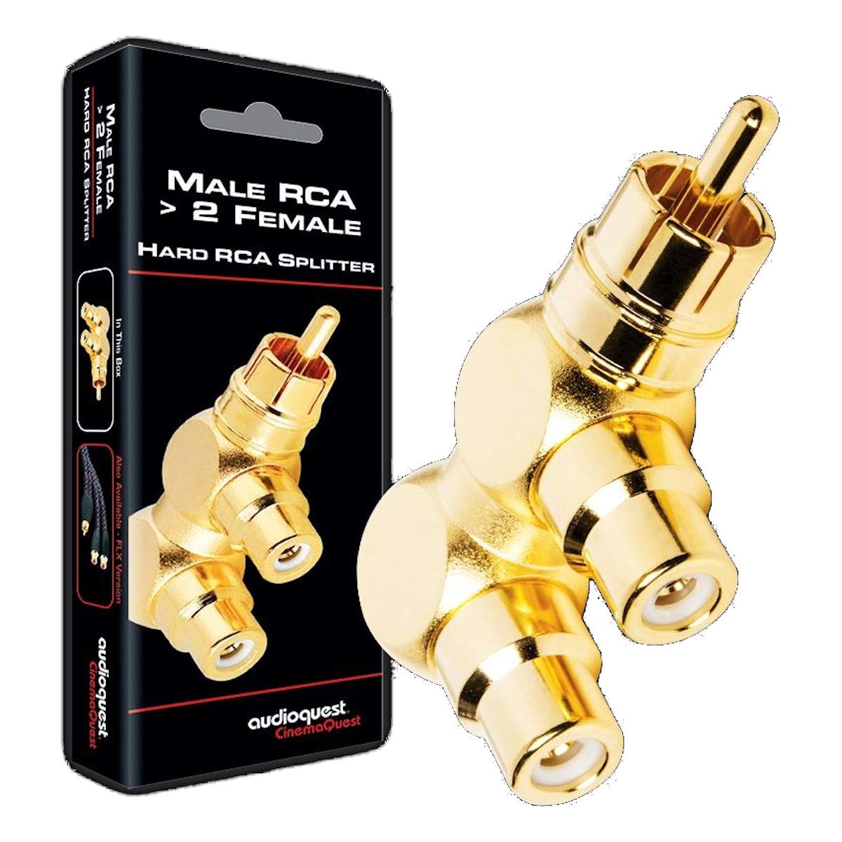 أوديو كويست Audioquest Rca Male To Two Rca Female Hard Assembly Adapter