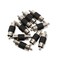 ELECTOP 10 Pack Audio Video Nickel RCA Male to Male RCA Coupler Adapter Connector, for Phono,Speaker,RCA Cable,Amplifier