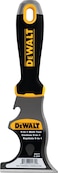 DEWALT 9-in-1 Painter's Tool   Straight Scraper, Curved Scraper, Gouger, Roller Cleaner, Can Opener, Bottle Opener, Nail Puller, Screwdriver, Hammer   Carbon Steel w/Soft Grip Handle   DXTT-2-200