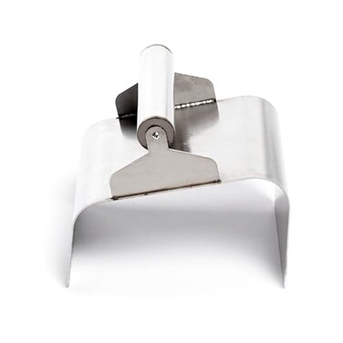 Landscape Curb Trowels - Slope or Slant Trowel 6" Concrete Curb Tool Stainless Steel Concrete Curbing Trowel 4&acirc;&euro; x 6&acirc;&euro; x 4&acirc;&euro; Concrete Curb Tool with Handle and Putty Knife