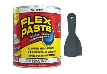 Flex Seal Paste 3 lb Tub (White) Bundle with Allway Tools Putty 3-Piece Knife Set (2 Items)