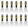 ZEONHAK 12 PCS 3 Inches Putty Knife, Heavy Duty Putty Knife Scraper, Spackle Knife for Drywall Finishing, Plaster Scraping, Patching and Painting, Decals, and Wallpaper