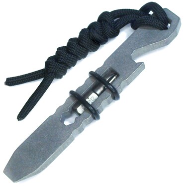 Titanium EDC Pocket Pry Bar Multitool Bottle Opener Keychain Screwdriver Multi Functional Survival Heavy Duty