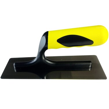 BANCOO Professional round corner micro elastic stainless steel trowel, polishing trowel masonry tool, paint and concrete scraper, finishing knife, Venetian plaster finishing trowel