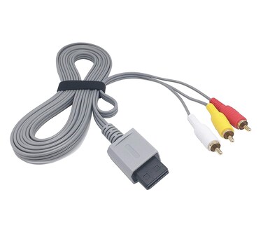 RUITROLIKER AV Cable for Wii Wii U,3M/10FT Composite Audio Video Standard Cord Wire for Wii Console