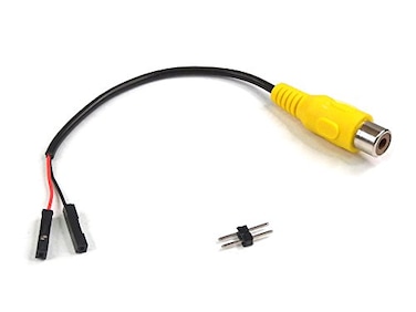 MakerSpot Accessories - 2-Pin RCA (Composite Video, Audio, Coaxial S/PDIF) Female Jack Cable Dongle Adapter, Connect Pi 3 / Pi Zero W to Display Without HDMI Monitor