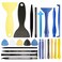 24 in 1 Professional Opening Pry Tool Repair Kit, Plastic Electronics Opening Pry Tool Spudger Opening Prying Bar Triangular Sheet Cut Percussion Tool, Crowbar