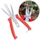 Oumefar Pruning Shears, Stainless Steel Forging Pear Tree Garden Scissors for Plant, Double Mouth Scissors Gardening Cutting Shears Pruning Tools Agricultural Flower Thinning