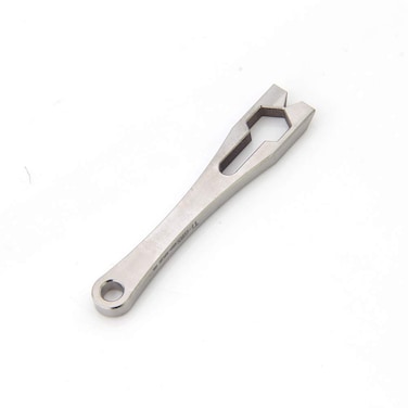 TITANER Titanium Pry Bar Prying Nail Puller Wrench Multi Tool KeychainTool EDC