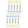 MEETOOT 10pcs Metal Flat Spudger Soft Thin Opening Pry Tool Mobile Phone Dismantling Tool Metal Crowbar Metal Prying Plate Stainless Steel Metal Bar Electronic Device Repair Glue Removal