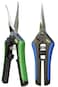 Hydroponic 2Pack Microtip Straight blade/Curved Blade Flower Leaf Trimmer Pruning Shears by Yieldcropper