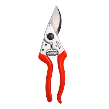 Corona BP 6360 Forged Steel Aluminum Handles Angled Bypass Hand Pruner - 1 inch Cut Capacity Stem and Branch Garden Shears, Red