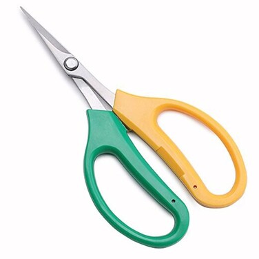 Honbay Sturdy Trimming Scissors for Garden,Fruits and Grapes with Soft Grips and Bent Up Blade