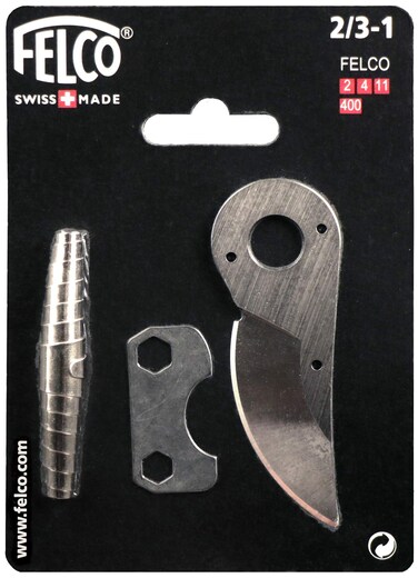Felco Hand Pruner Replacement Kit (2/3-1) - Spare Blade, Spring, &amp; Adjustment Key for Garden Shears &amp; Clippers