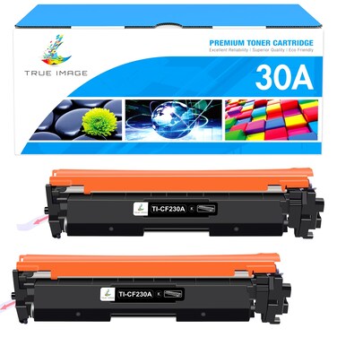 CF230A 30A Black Toner Cartridge Compatible Replacement for HP 30A CF230A 30X CF230X M227fdw for HP Laserjet Pro MFP M203dw M227fdn M203dn M227sdn M203d M227 M203 Series Printer (Black, 2-Pack)
