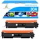 CF230A 30A Black Toner Cartridge Compatible Replacement for HP 30A CF230A 30X CF230X M227fdw for HP Laserjet Pro MFP M203dw M227fdn M203dn M227sdn M203d M227 M203 Series Printer (Black, 2-Pack)