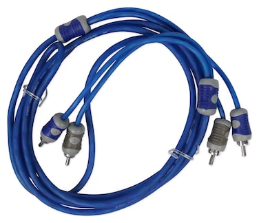 Kicker 46KI22 K-Series 2-Channel RCA Interconnect, 2.0 Meter