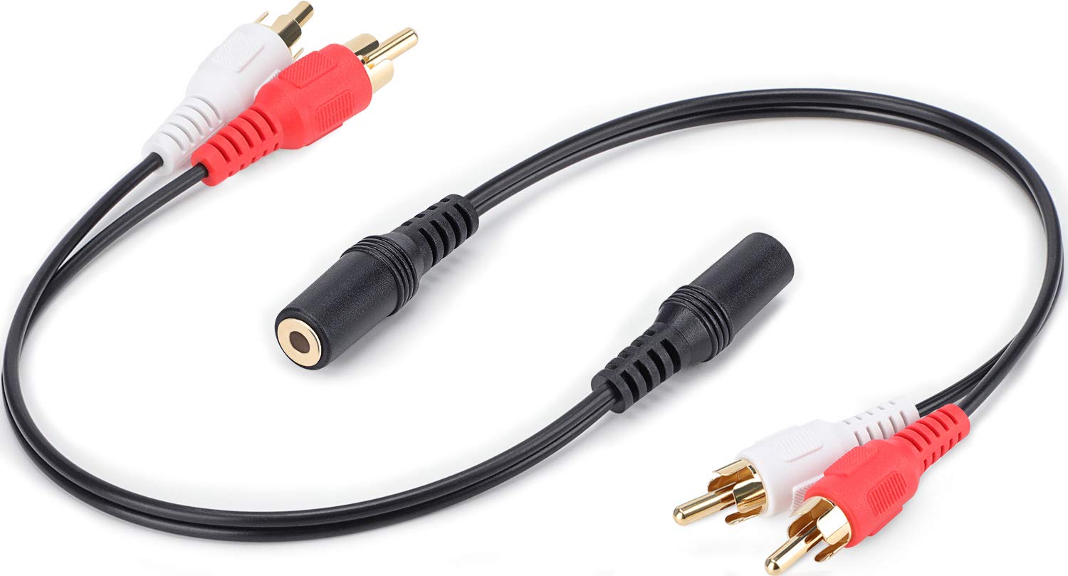 باسو Pasow 3 Stereo Female To 2rca Male Audio Y Cable rca