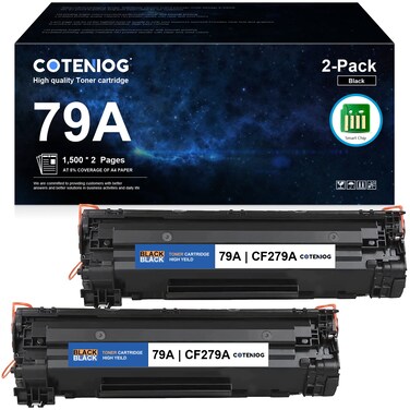 79A High Yield Toner Cartridge CF279A Compatible Replacement for HP 79A Toner Pro MFP M26nw M26a M12w M12a Printer 2-Pack Black