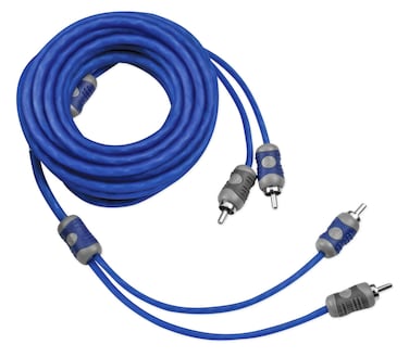 Kicker 46KI46 K-Series 4-Channel RCA Interconnect, 6.0 Meter